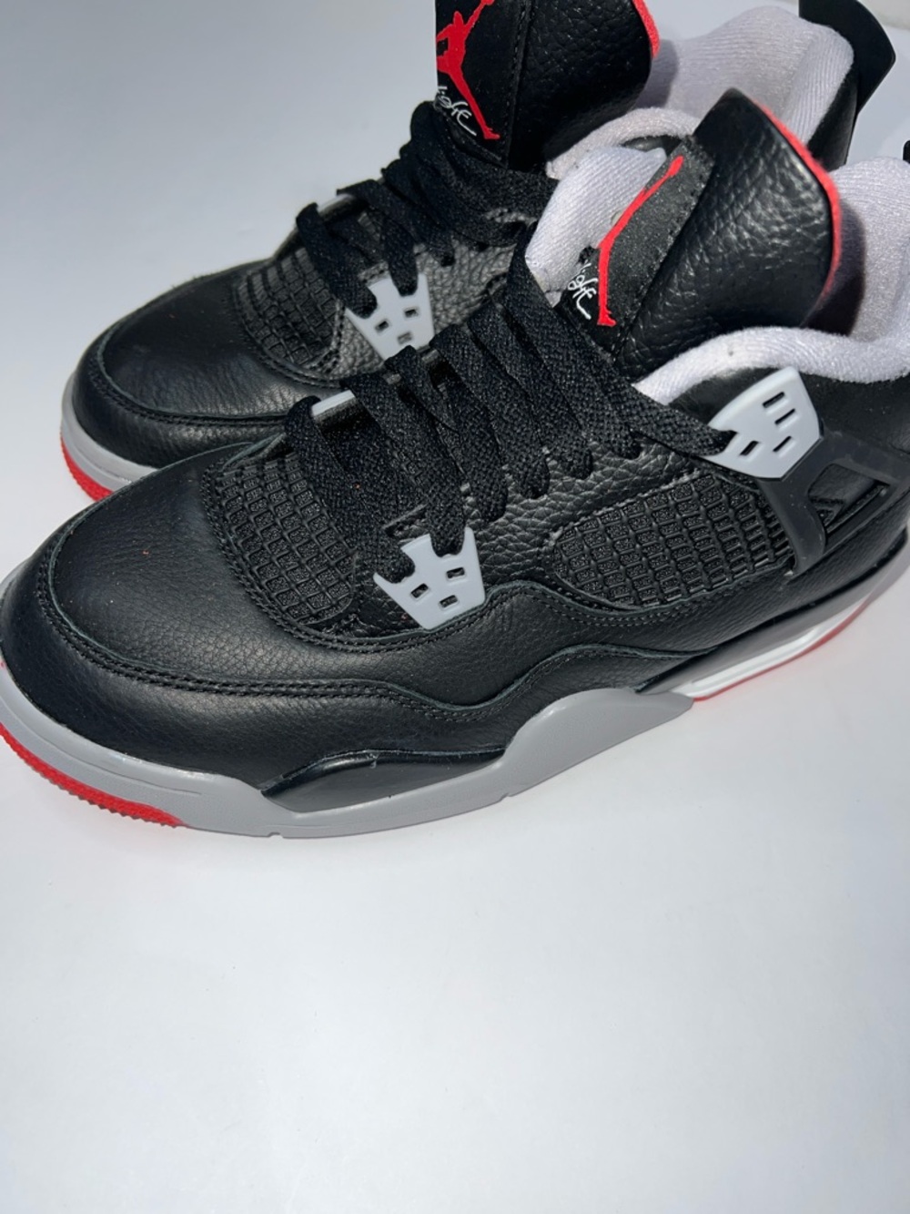 Nike Air Jordan 4 Retro ‘Bred size 7Y - Picture 6 of 11